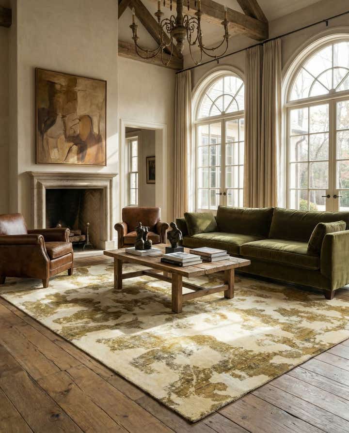 8' x 10' 3 Hand Knotted Ultra Vintage Persian Wool Rug