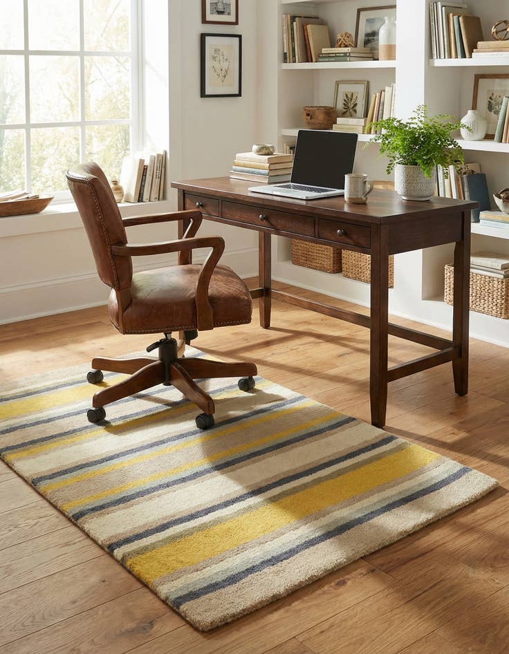 Detail image of 2' 8 x 4' 10 Luna Wool Rug