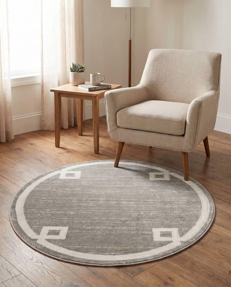 Detail image of Jill Zarin 3' 3 x 3' 3 Uptown Lenox Hill Round Rug