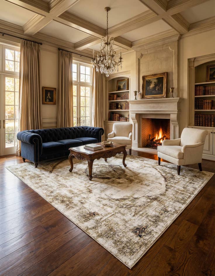 Detail image of 8' 9 x 12' Vintage Royal Rug