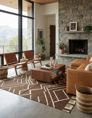 8' 8 x 11' 7 Hand Woven Kilim Modern Wool Rug