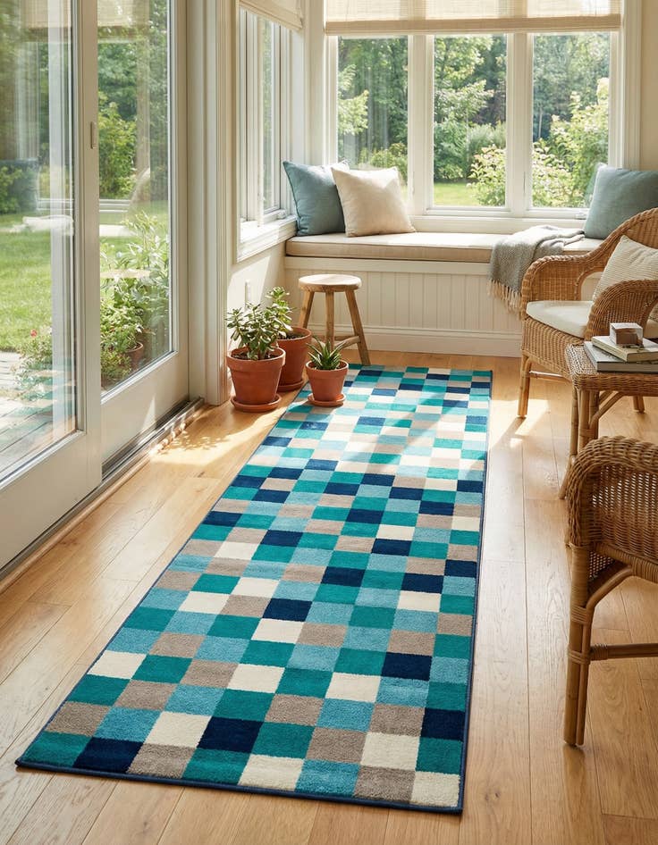 Detail image of 2' x 8' Azalea Runner Rug