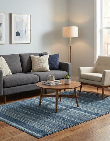 Blue Gemstone Rug