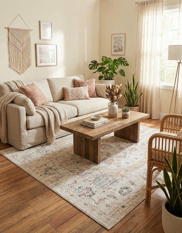7' x 7' Madeline Vintage Square Rug