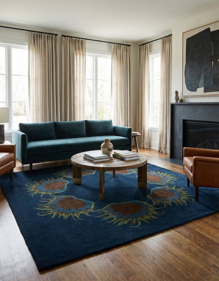 Detail image of 7' 6 x 7' 7 Luna Square Rug