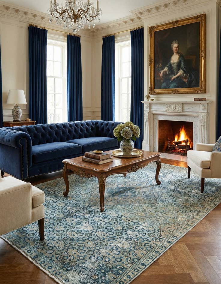 Detail image of 5' x 8' 10 Vintage Royal Rug