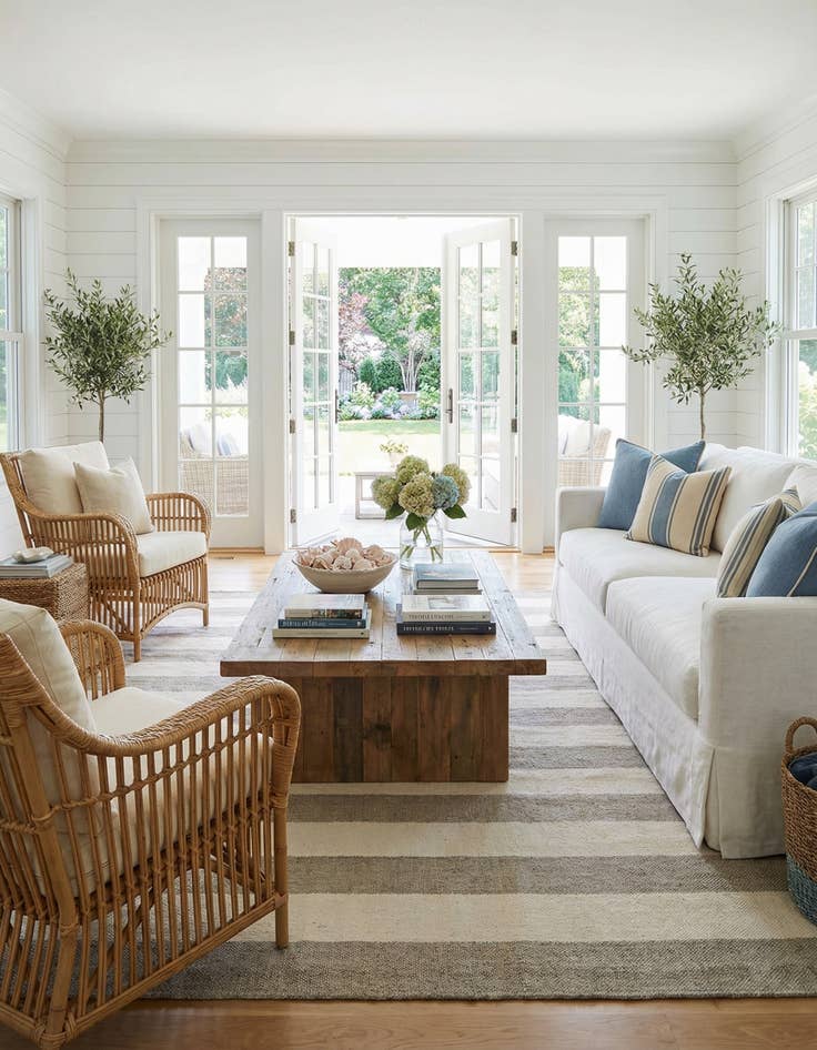 Detail image of 9' x 12'  Hand Woven Jill Zarin Hamptons Rug