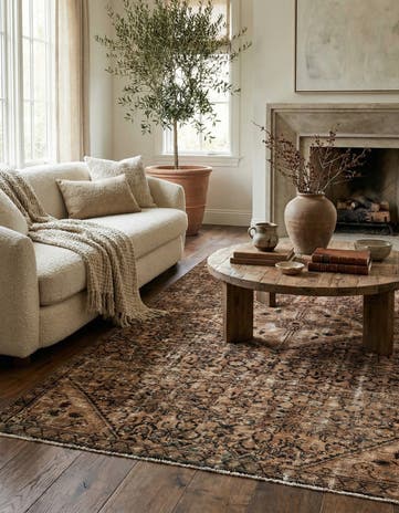 5' x 9' 1 Hand Knotted Ultra Vintage Persian Wool Rug