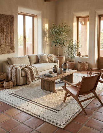 10' 3 x 13' 10 Hand Knotted Moroccan Wool Rug