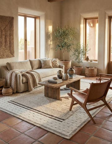 10' 3 x 13' 10 Hand Knotted Moroccan Wool Rug