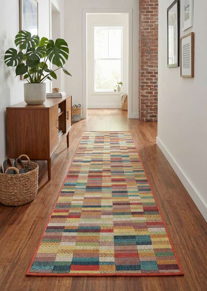 2' 7 x 10' Easy-Clean Baja Indoor / Outdoor Runner Rug