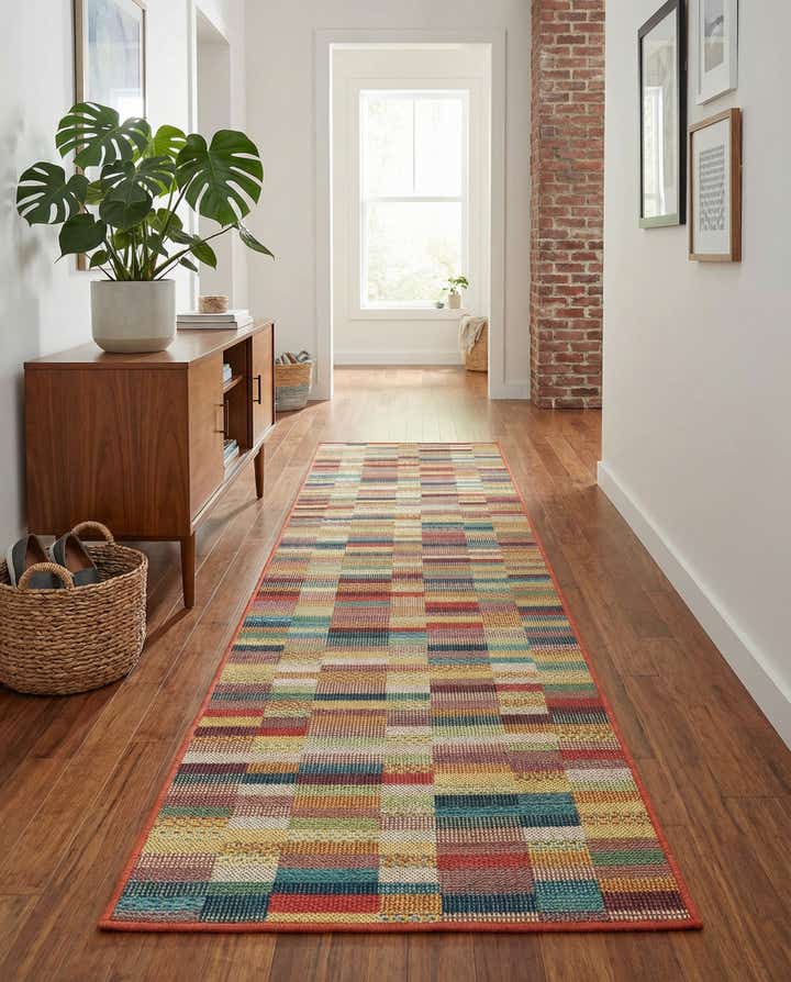 2' 7 x 10' Easy-Clean Baja Indoor / Outdoor Runner Rug