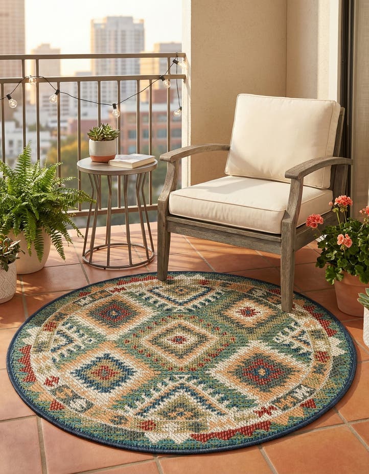 3' 3 x 3' 3 Easy-Clean Baja Indoor / Outdoor R...