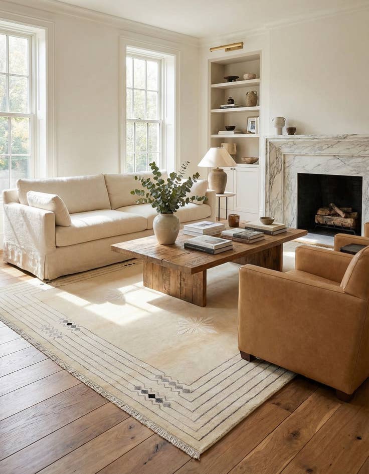 Detail image of 8' 2 x 11' 4  Hand Knotted Darya Wool Rug