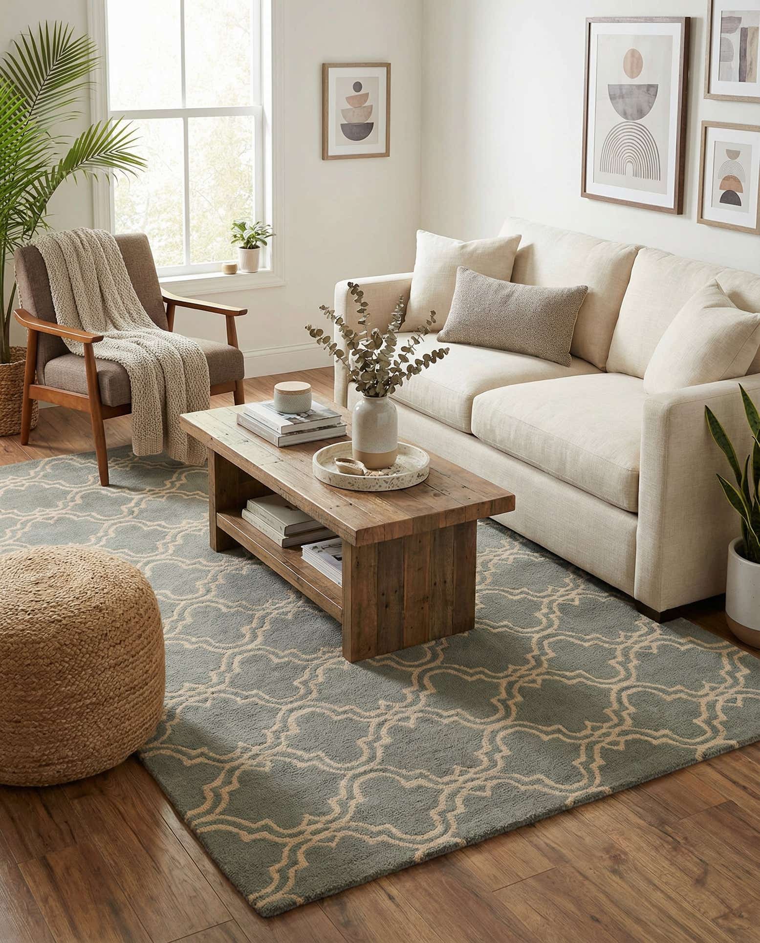5' x 8' Luna Wool Rug