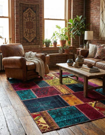 5' 6 x 7' 9 Hand Knotted Ultra Vintage Persian Wool Rug