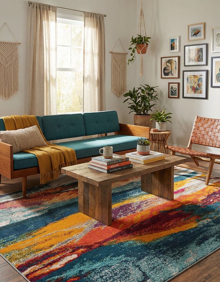 5' 3 x 8' Washable Haerfest Rug