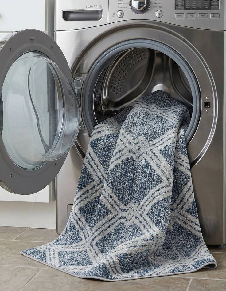 Detail image of 5' 3 x 5' 3 Kamala Washable Square Rug