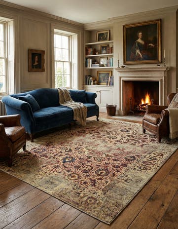 7' 3 x 10' 2 Vintage Royal Wool Rug
