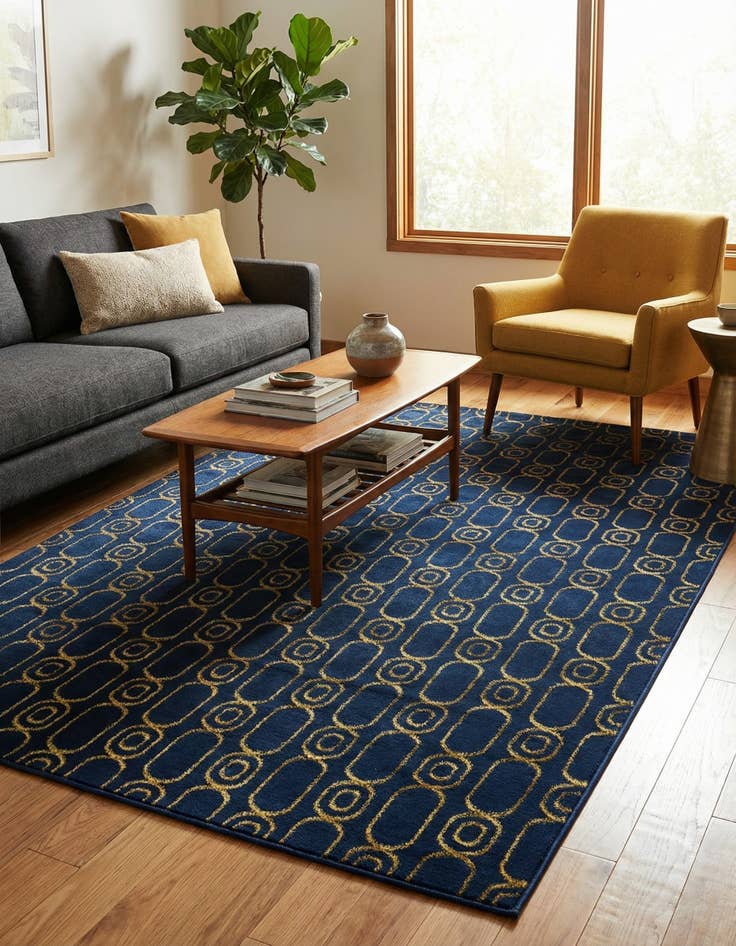 Detail image of 6' x 9' Vogue Geo Rug