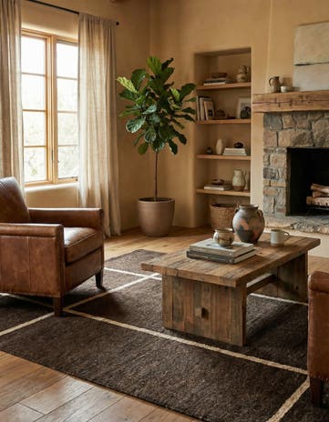 4' x 5' 10 Hand Knotted Gabbeh Wool Rug
