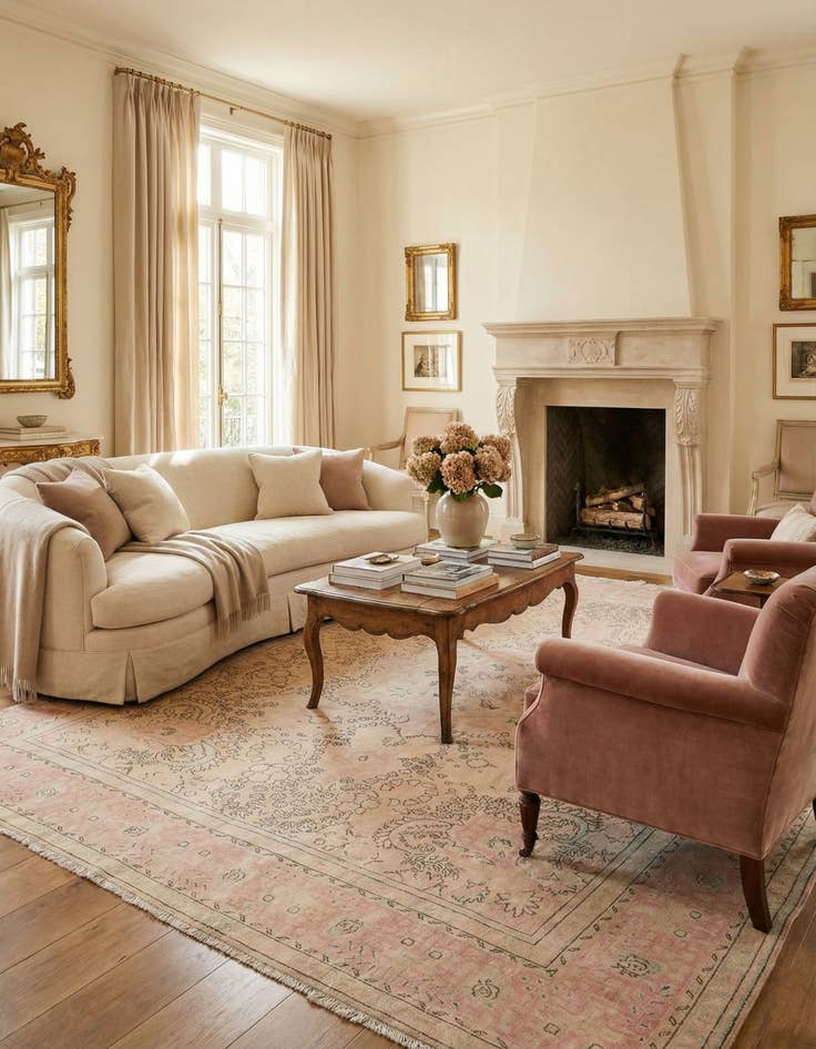 Detail image of  9' 4 x 12' 4  Hand Knotted Ultra Vintage Persian Wool Rug