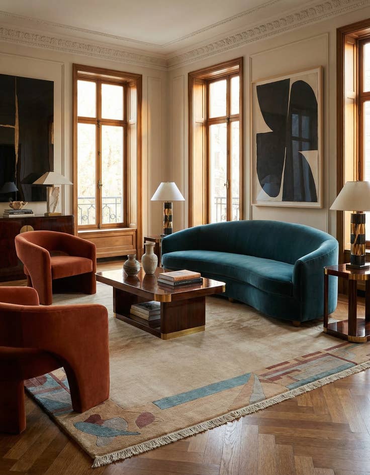 Detail image of  8' 4 x 11' 4  Hand Knotted Tibet Wool Rug