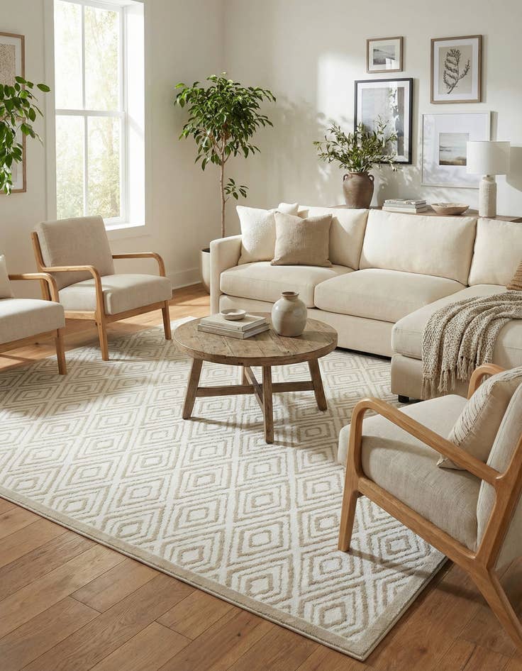 Detail image of 10' x 10' Hermitage Square Rug