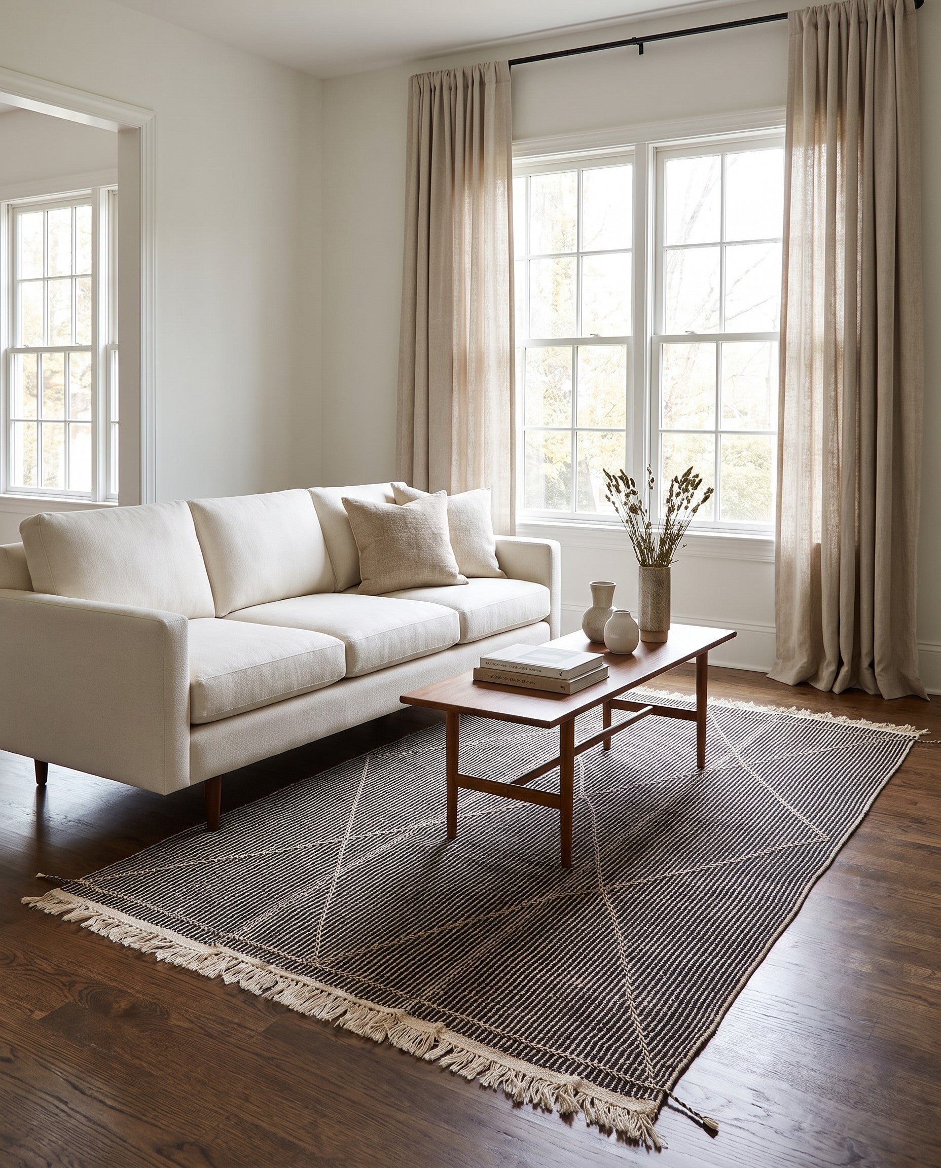 5' 10 x 9' 7 Hand Woven Kilim Modern Wool Rug