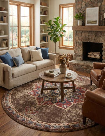 8' x 8' Arcadia Round Rug