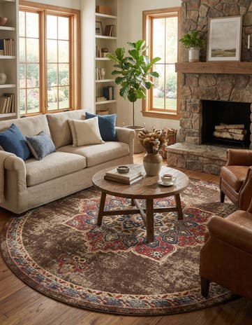 8' x 8' Eden Round Rug