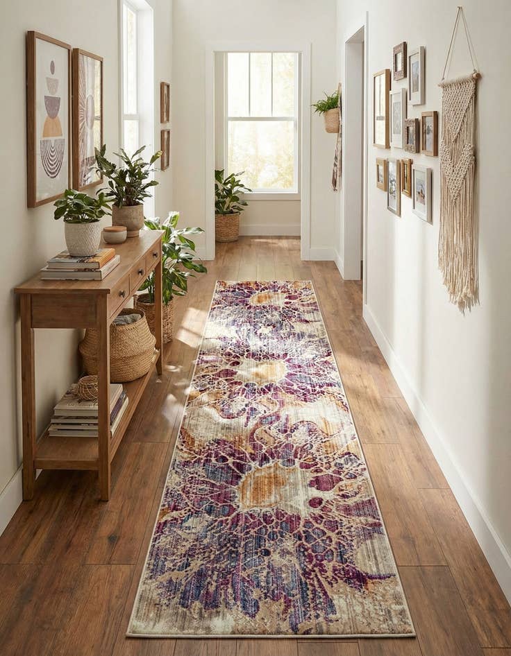 Detail image of 2' 6 x 12' Deepa Runner Rug