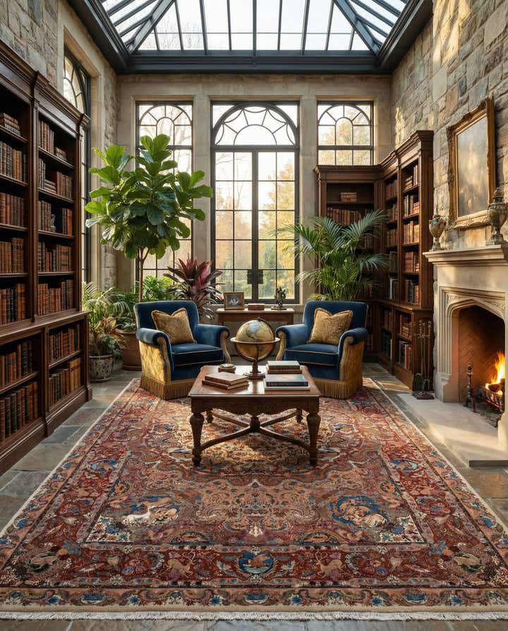 13' x 19' 9 Tabriz Rug