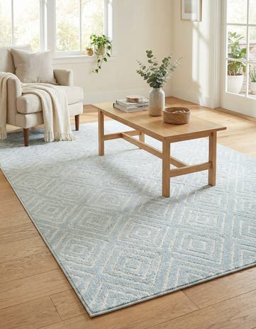 5' x 8' Easy-Clean Sabrina Soto Indoor / Outdoor Rug