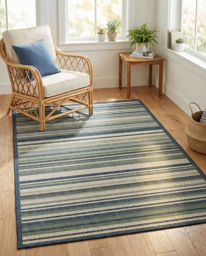 6' x 9' Easy-Clean Baja Indoor / Outdoor Rug