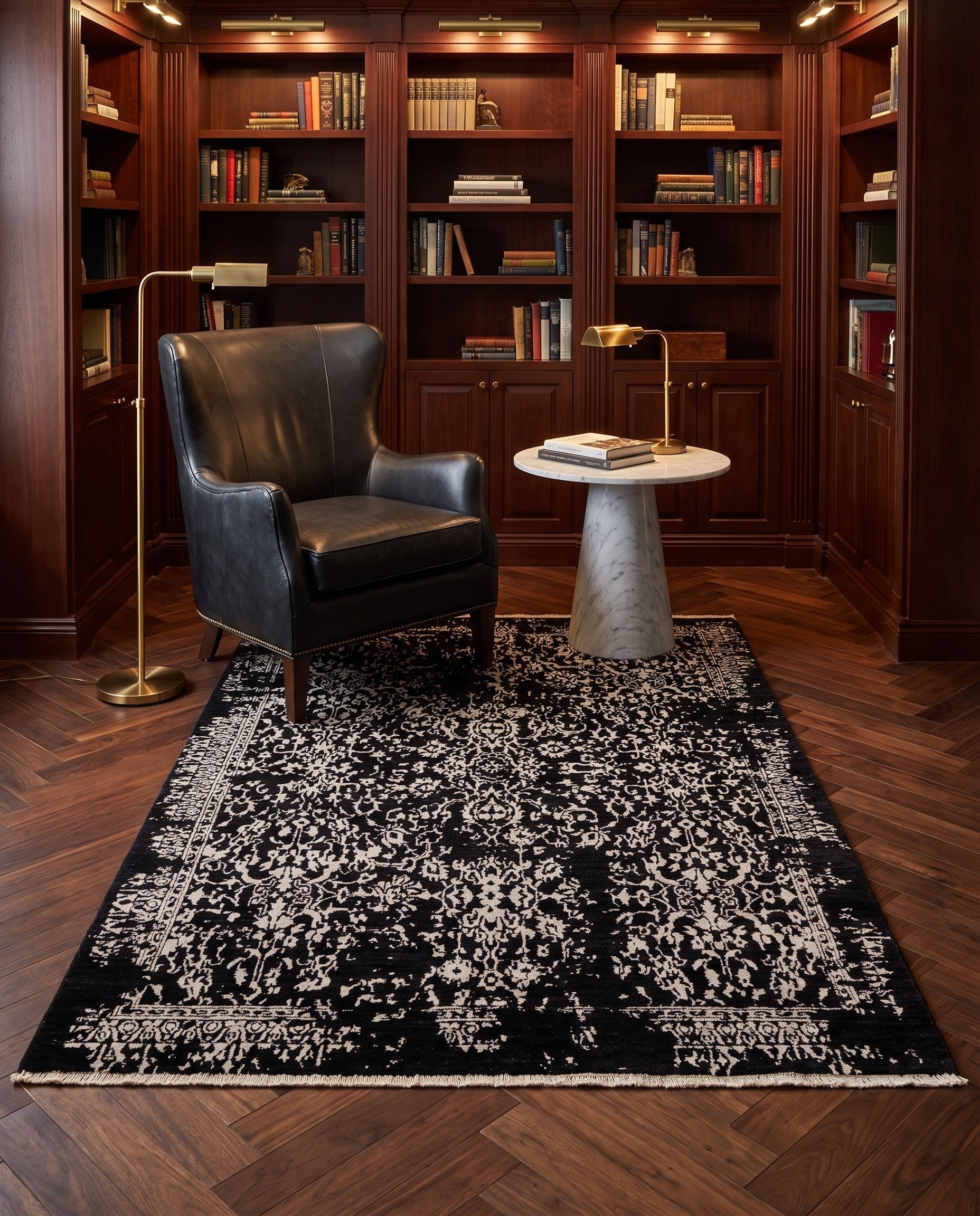 5' x 6' 9 Art Inspired Wool Rug