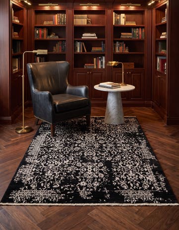 5' x 6' 9 Art Inspired Wool Rug