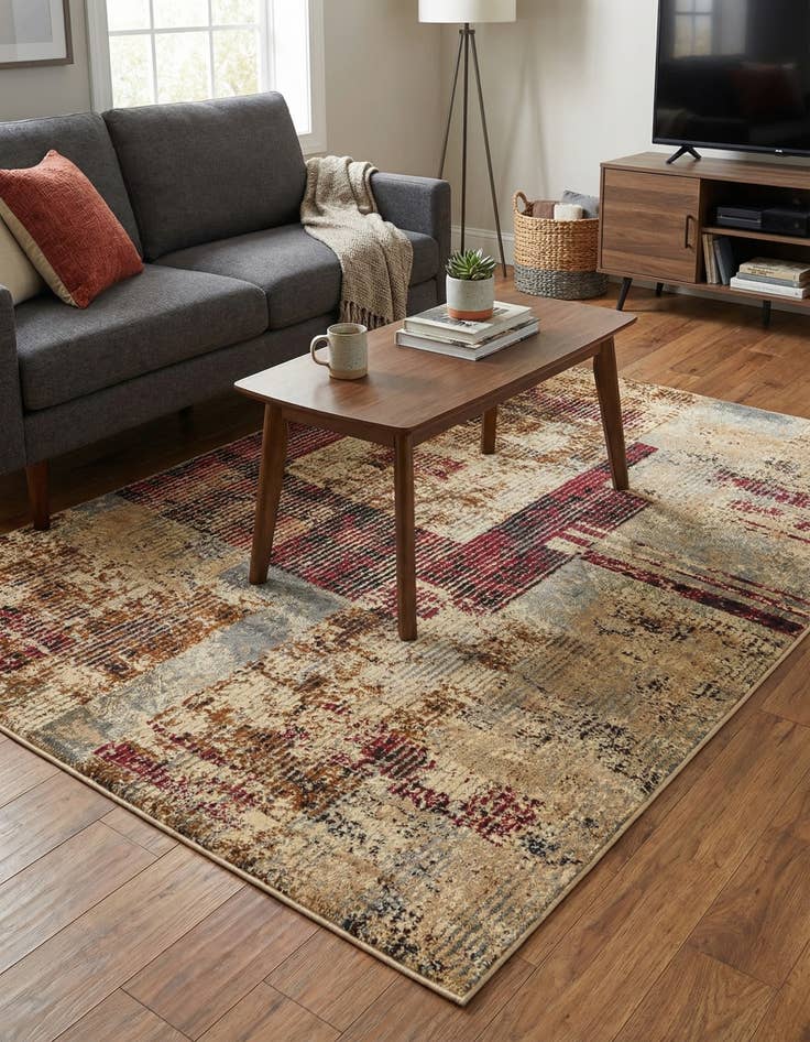 Detail image of 4' x 6' Saturn Rug