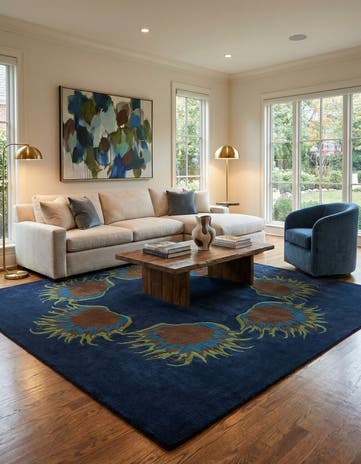 7' 6 x 7' 7 Luna Square Rug