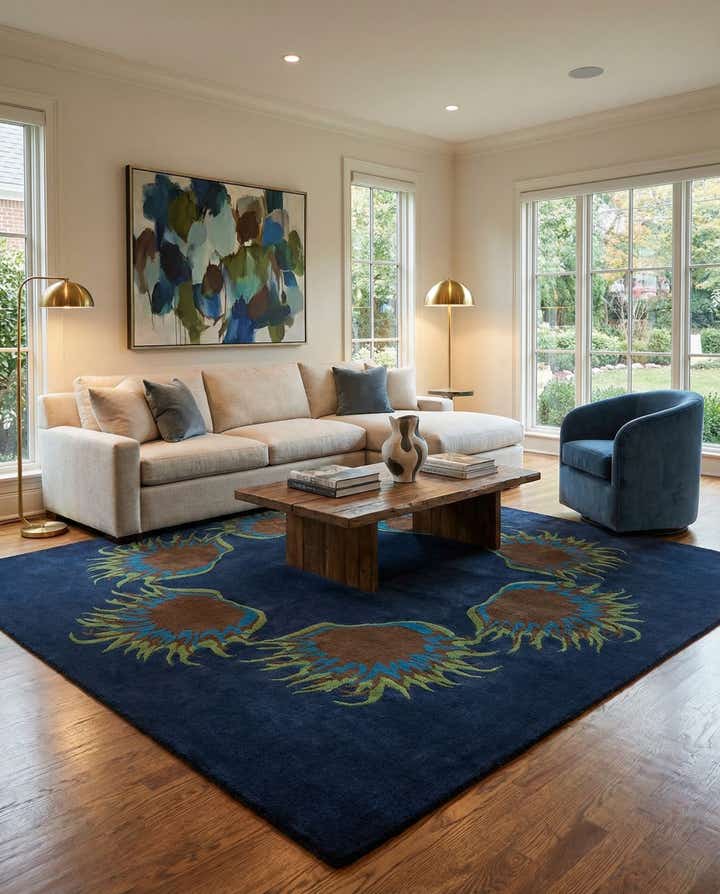 7' 6 x 7' 7 Luna Square Rug