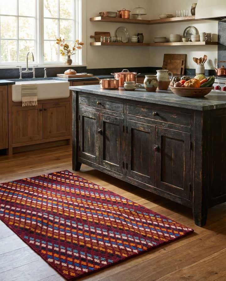 5' 3 x 6' 4 Hand Knotted Balouch Wool Rug