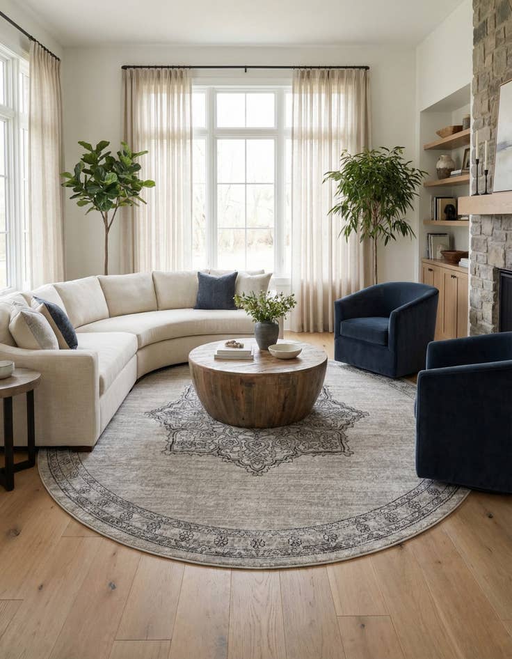 Detail image of 10' x 10' Nyla Round Rug