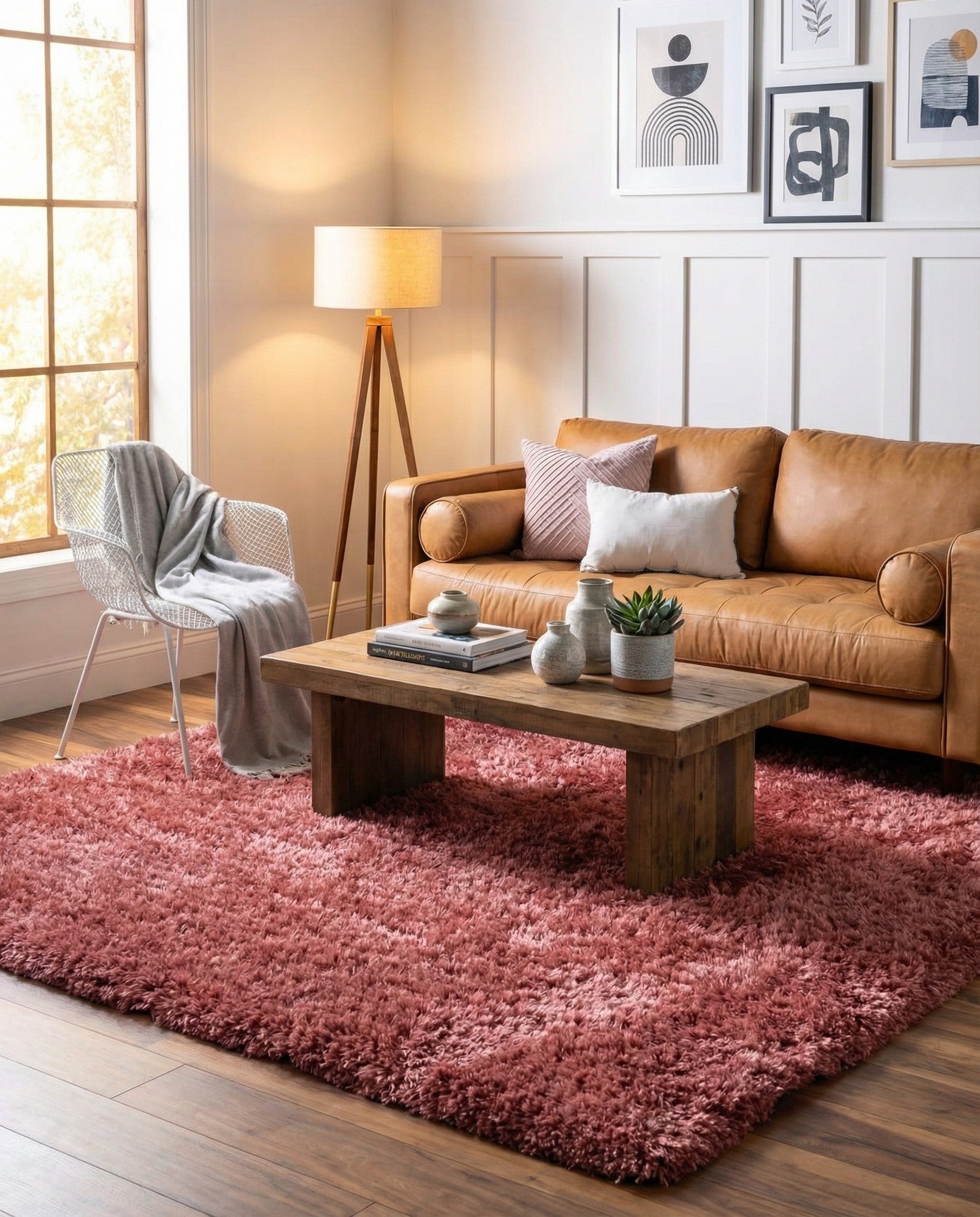  8' x 8' Infinity Shag Square Rug