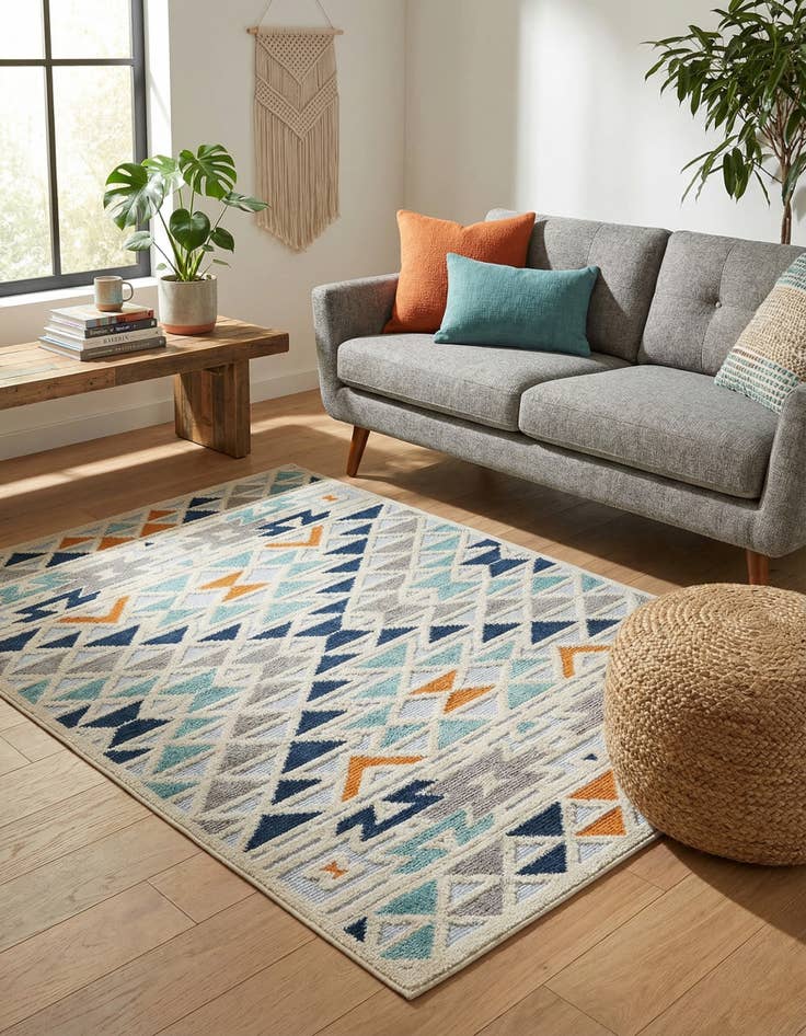 Detail image of  4' x 6'  Washable Aruba Indoor / Outdoor Rug