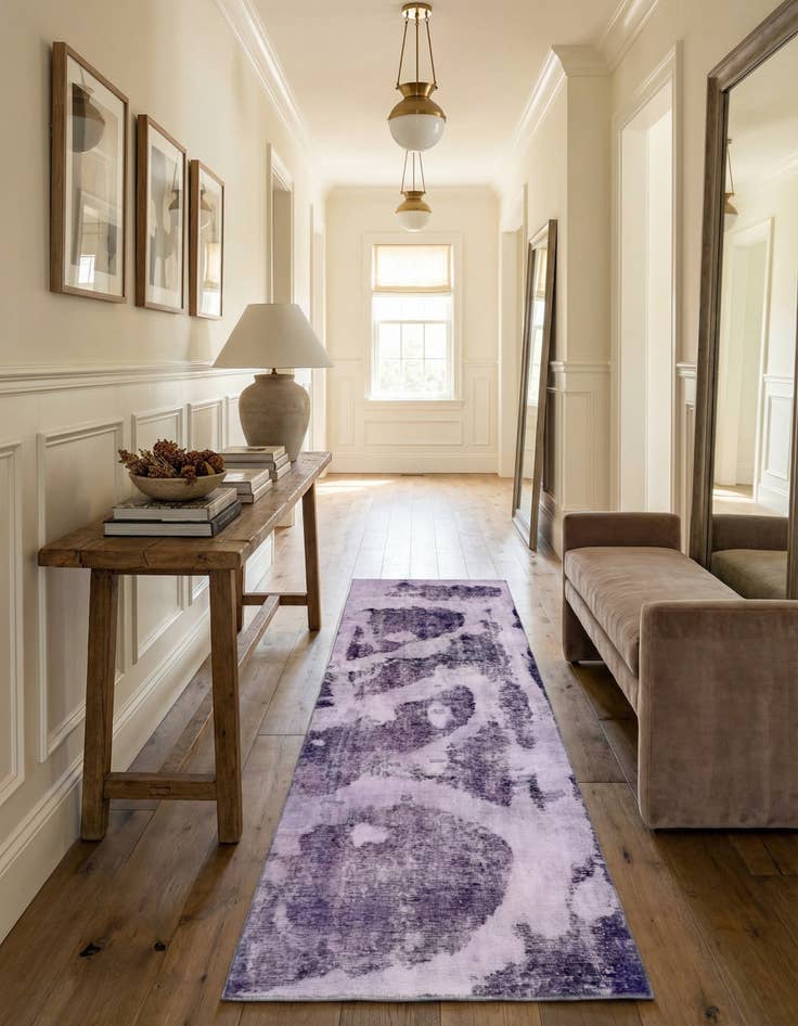 Detail image of 4' 2 x 11' 10  Hand Knotted Ultra Vintage Persian Wool Runner Rug