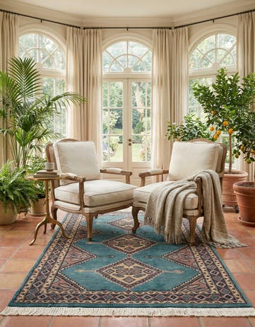 3' 1 x 4' 11 Hand Knotted Bokhara Rug