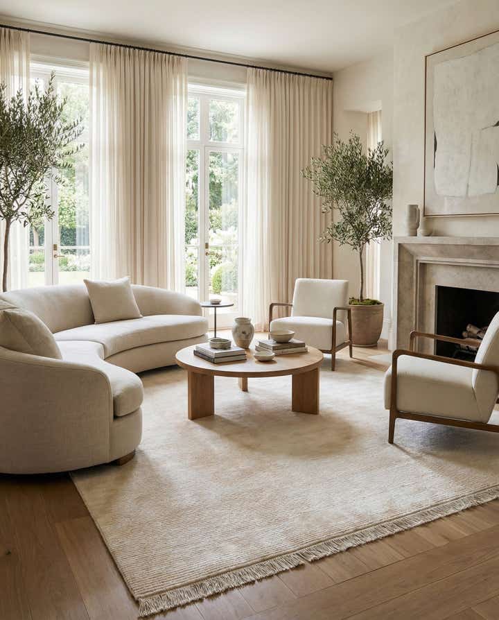 6' 9 x 9' 10 Hand Knotted Darya Wool Rug