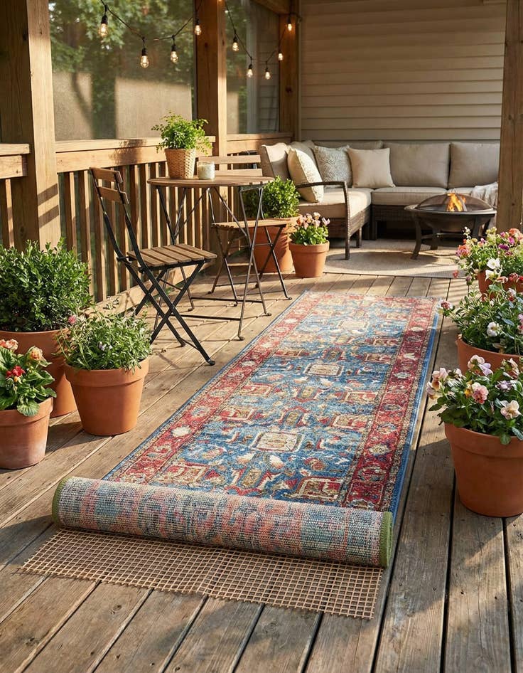 Detail image of 2' x 4' Runner Outdoor Rug Pad