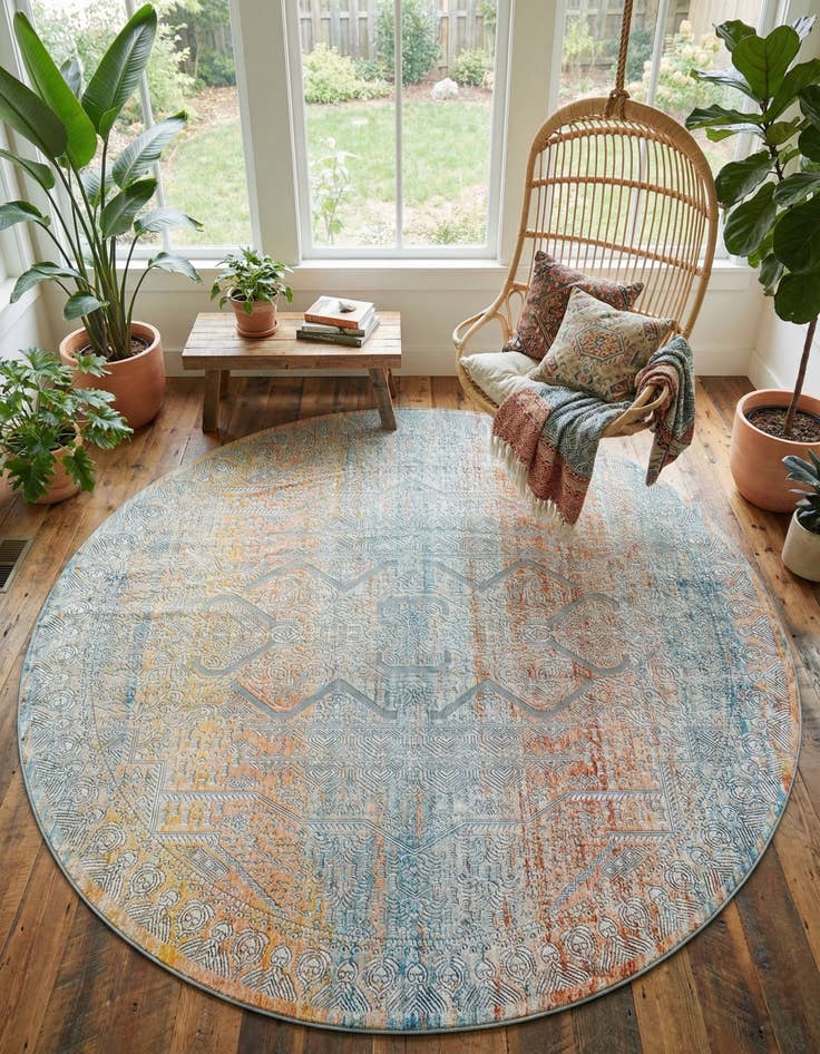 Detail image of 10' 2 x 10' 2 Newport Round Rug
