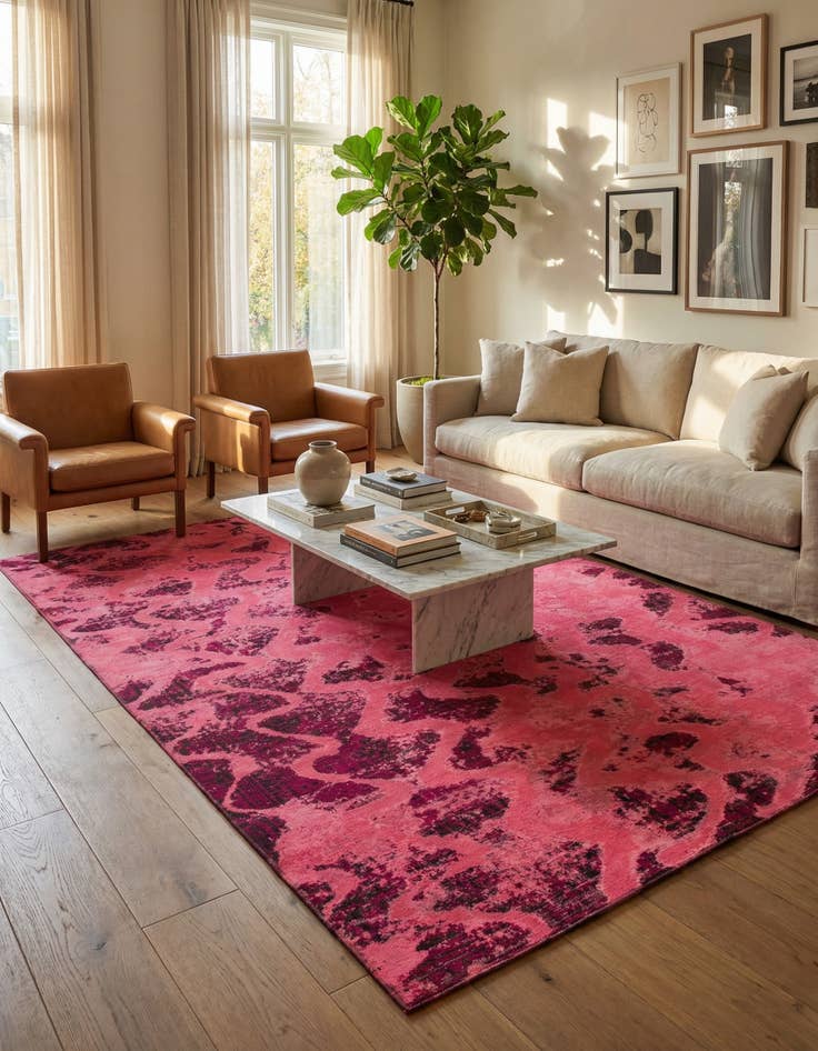 Detail image of 5' 10 x 9' 6  Hand Knotted Ultra Vintage Persian Wool Rug